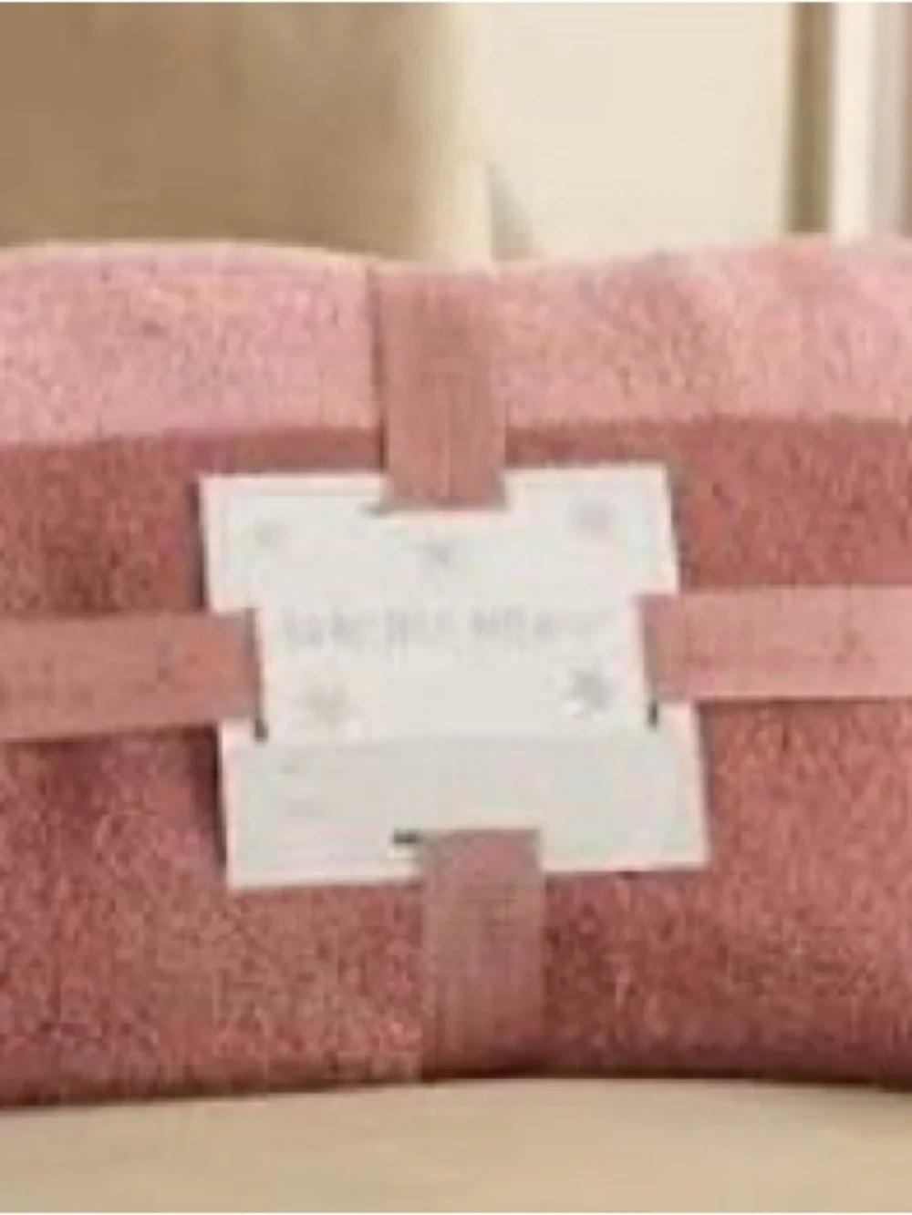 NWT Barefoot Dreams CozyChic Tri-color blanket in Faded Brick